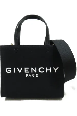 Givenchy Pre-owned, Dames, Zwart, ONE Size, Tweedehands Canvas handtassen