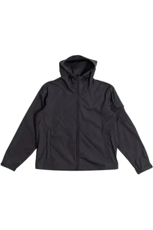 Moncler Jassen, Heren, Zwart, M, Polyester, Zwarte Waterafstotende Sassiere Jas