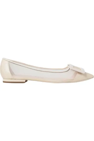 Roger Vivier Schoenen, Dames, , 36 1/2 EU, Mesh Ballerina Flats Elegante Schoenen