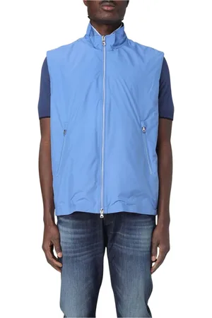 Paul & Shark Jassen, Heren, Blauw, L, Polyester, Blauwe Zip Up Suit Vest