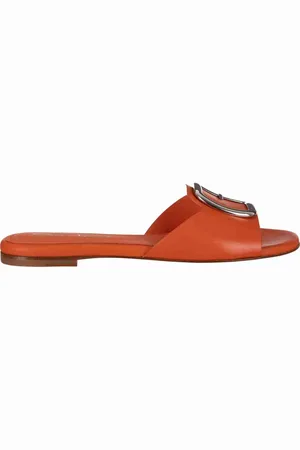 santoni Schoenen, Dames, Oranje, 36 EU, Stijlvolle Slippers voor Dagelijks Comfort