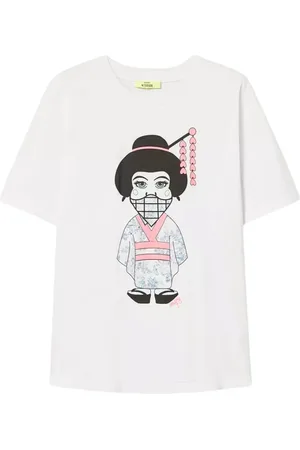 Twin-Set Tops, Dames, Wit, XS, Myfo Linea Over T-Shirt