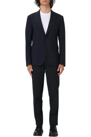 Dsquared2 Pakken, Heren, Blauw, L, Tweed, Grijs Tweedelig Pak Set