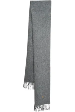 Burberry Pre-owned, Dames, Grijs, ONE Size, Pre-owned Cashmere scarves