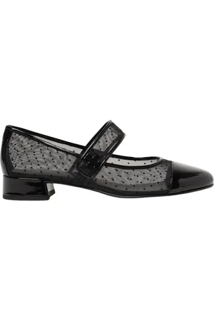 Tory Burch Schoenen, Dames, Zwart, 38 EU, Zwarte Dotted Swiss Mary Jane Pump