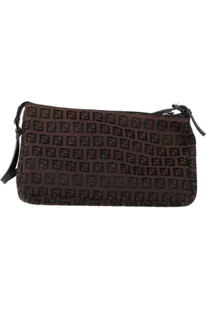 Fendi Pre-owned, Dames, Zwart, ONE Size, Pre-owned Canvas totes