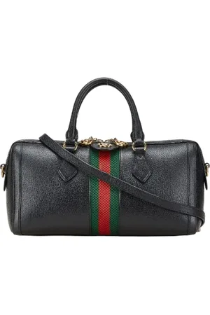 Gucci Pre-owned, Dames, Zwart, ONE Size, Leer, Pre-owned Leather gucci-bags