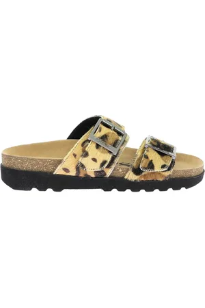 Kickers Schoenen, Dames, Bruin, 36 EU, Leer, Comfort Mules Kick Lisa