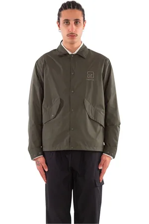 C.P. Company Jassen, Heren, Groen, L, Ultralight Pertex Overshirt in 683
