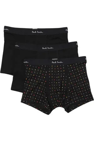 Paul Smith Ondergoed, Heren, Zwart, M, Katoen, Boxershorts met Multicolor Patroon