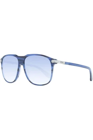 BMW Accessoires, Heren, Blauw, ONE Size, Blauwe Aviator Zonnebril voor Mannen