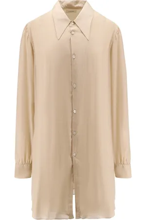 LEMAIRE Blouses & Shirts, Dames, , S, Katoen, Zijden Knoopshirt