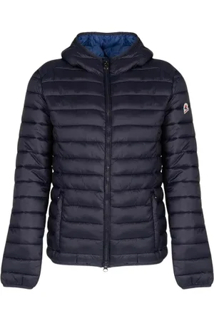 Invicta Jassen, Heren, Blauw, L, Gewatteerde jas met modelnaam