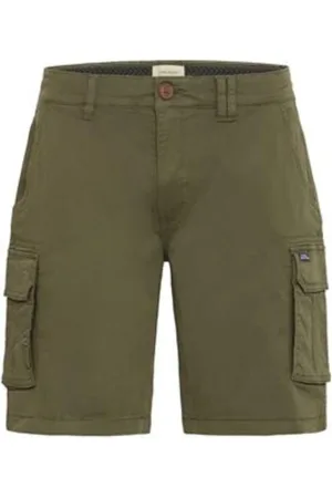 Blend Korte broeken, Heren, Groen, 2Xl, Denim, Cargo Bermuda Shorts voor Mannen