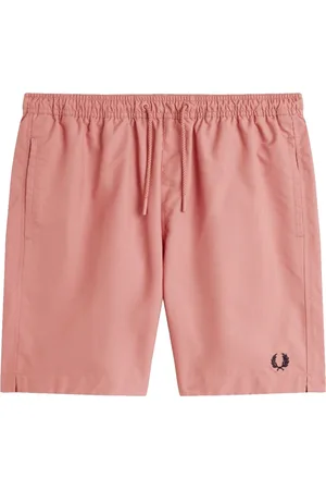 Fred Perry Badkleding, Heren, Roze, M, Polyester, Riviera Zwembroek