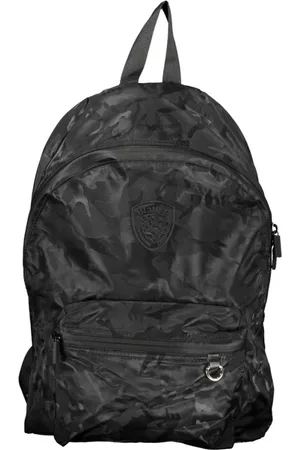 Blauer Tassen, Heren, Zwart, ONE Size, Polyester, Stijlvolle Rugzak met Laptopvak