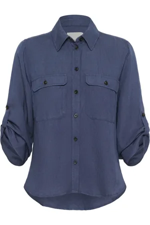 Part Two Blouses & Shirts, Dames, Blauw, XL, Rayanipw Sh Blouse Oceana