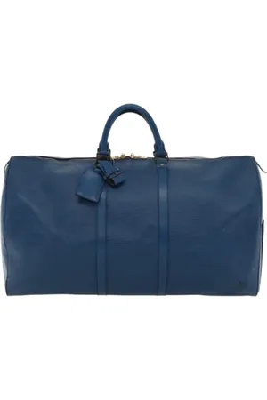 LOUIS VUITTON Pre-owned, Dames, Blauw, ONE Size, Leer, Tweedehands leren Louis Vuitton tassen