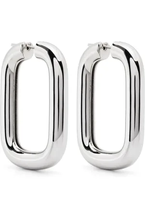 Jil Sander Accessoires, Dames, Grijs, ONE Size, Zilveren Oorbellen Stijlvolle Mode Sieraden