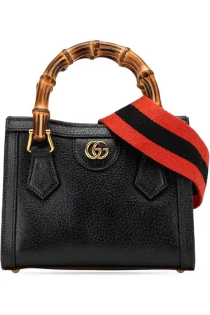 Gucci Pre-owned, Dames, Zwart, ONE Size, Leer, Pre-owned Leather gucci-bags
