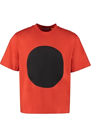 Moncler Tops, Heren, Rood, S, Klassiek T-shirt voor dagelijks gebruik