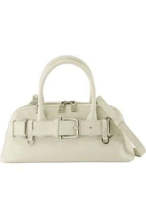 OSOI Pre-owned, Dames, Wit, ONE Size, Katoen, Leather handbags