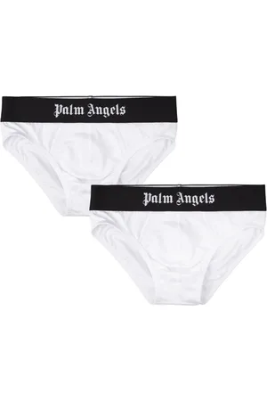Palm Angels Ondergoed, Heren, Wit, XL, Katoen, Witte Heren Briefs Set