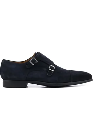 Magnanni Schoenen, Heren, Blauw, 44 1/2 EU, Suède, Business Schoenen