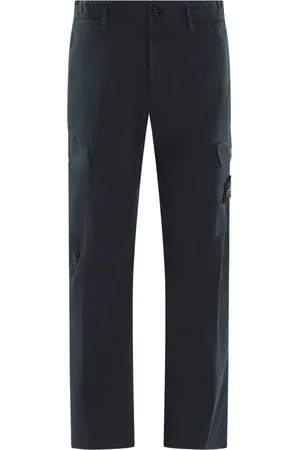 Stone Island Broeken, Heren, Blauw, W30, Cargo Broek in Blauw