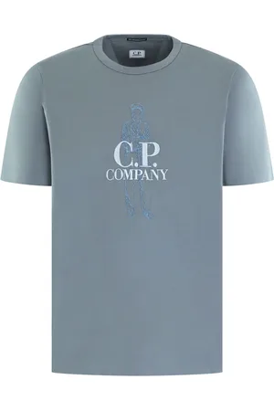 C.P. Company Tops, Heren, Blauw, S, Twisted Sailer T-Shirt Blauw