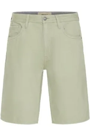 Blend Korte broeken, Heren, Groen, XL, Denim, Denim Shorts Regular Fit Mannen