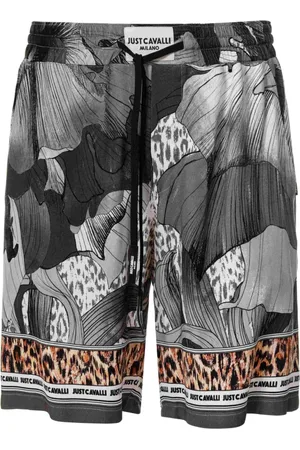 Roberto Cavalli Korte broeken, Heren, Grijs, 3Xl, Shorts