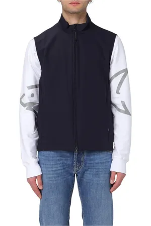 Paul & Shark Jassen, Heren, Blauw, M, Blauwe Waterafstotende Ritsvest