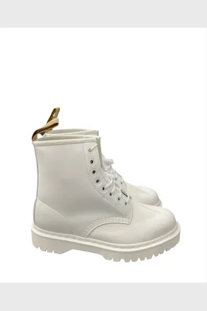 Dr. Martens Schoenen, Dames, Wit, 38 EU, 1460 Bex Mono Kemble Vegan Laarzen