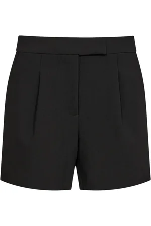 Co`Couture Korte broeken, Dames, Zwart, XS, Polyester, Zwarte High Waist Vola Shorts