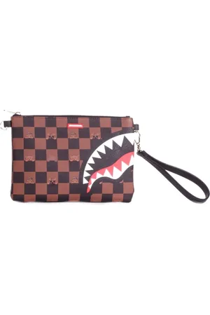 Sprayground Tassen, Dames, Bruin, ONE Size, Transparante Voor Logo Pouch Tas