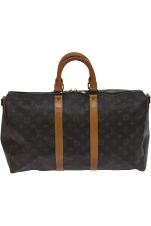 LOUIS VUITTON Pre-owned, Dames, Bruin, ONE Size, Tweedehands Canvas Louis Vuitton tassen