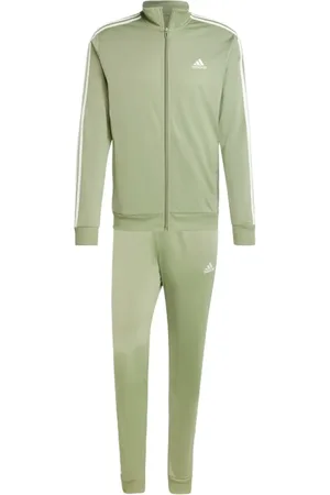 adidas Sport, Heren, Groen, XS, Polyester, Gerecycled Polyester Rits Trainingspak