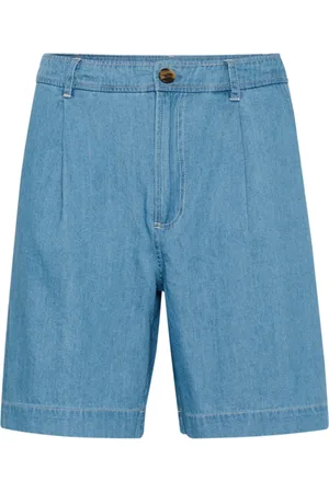 Part Two Korte broeken, Dames, Blauw, M, Denim, Lichtblauwe Denim Shorts & Knickers