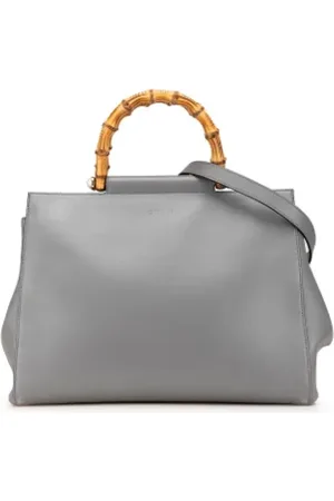 Gucci Pre-owned, Dames, Grijs, ONE Size, Leer, Pre-owned Leather gucci-bags