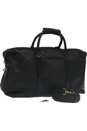 Coach Pre-owned, Dames, Zwart, ONE Size, Leer, Tweedehands leren handtassen