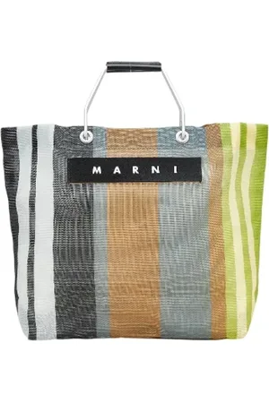 Marni Pre-owned, Dames, Veelkleurig, ONE Size, Leer, Pre-owned Leather totes