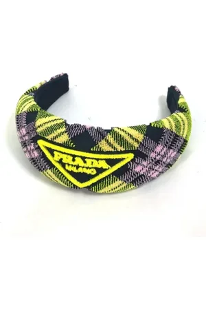 Prada Pre-owned, Dames, Veelkleurig, ONE Size, Pre-owned Fabric hair-accessories