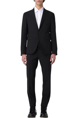 Dsquared2 Pakken, Heren, Zwart, S, Moderne Zwarte Pak