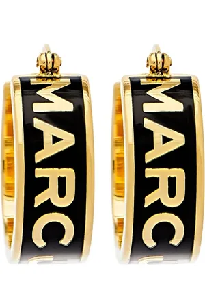 Marc Jacobs Accessoires, Dames, Geel, ONE Size, Oorbellen met tweekleurig ontwerp en scharnier-pin sluiting