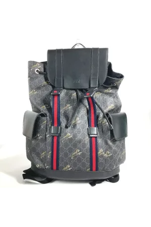 Gucci Pre-owned, Dames, Zwart, ONE Size, Katoen, Pre-owned Cotton gucci-bags