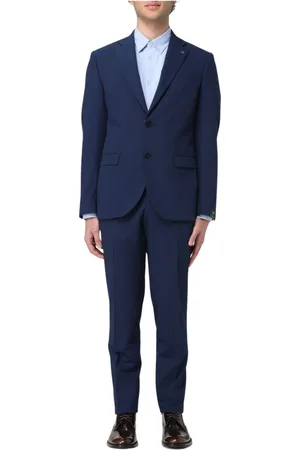 Manuel Ritz Pakken, Heren, Blauw, XL, Blauw Klassiek Herenpak