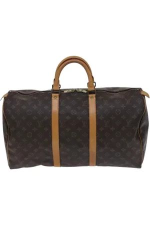 LOUIS VUITTON Pre-owned, unisex, Bruin, ONE Size, Tweedehands Canvas Louis Vuitton tassen