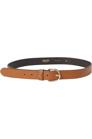Liu Jo Accessoires, Dames, Bruin, L, Leer, Elegante Leren Riem voor Vrouwen