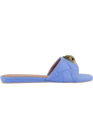 Kurt Geiger Schoenen, Dames, Blauw, 37 EU, Platte slof in blauw